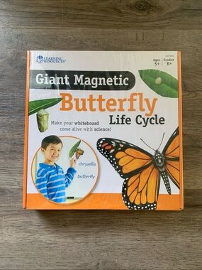 Learning Resources Giant Magnetic Butterfly Life Cycle Brand New